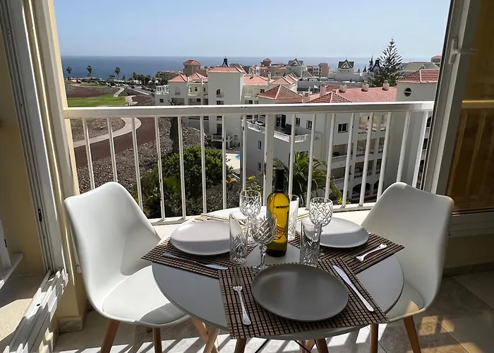 Golf Del Sur - Magnificent Panorama Of The Ocean, El Teide, And Montana Roja Appartement